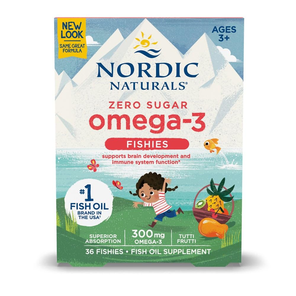 Nordic Naturals empaque frontal mostrando etiqueta y cantidad, confianza en calidad