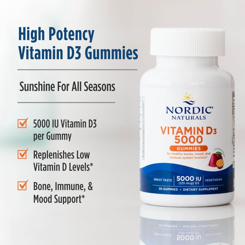 Nordic Naturals gominola en mano mostrando tamaño y facilidad de ingestión
