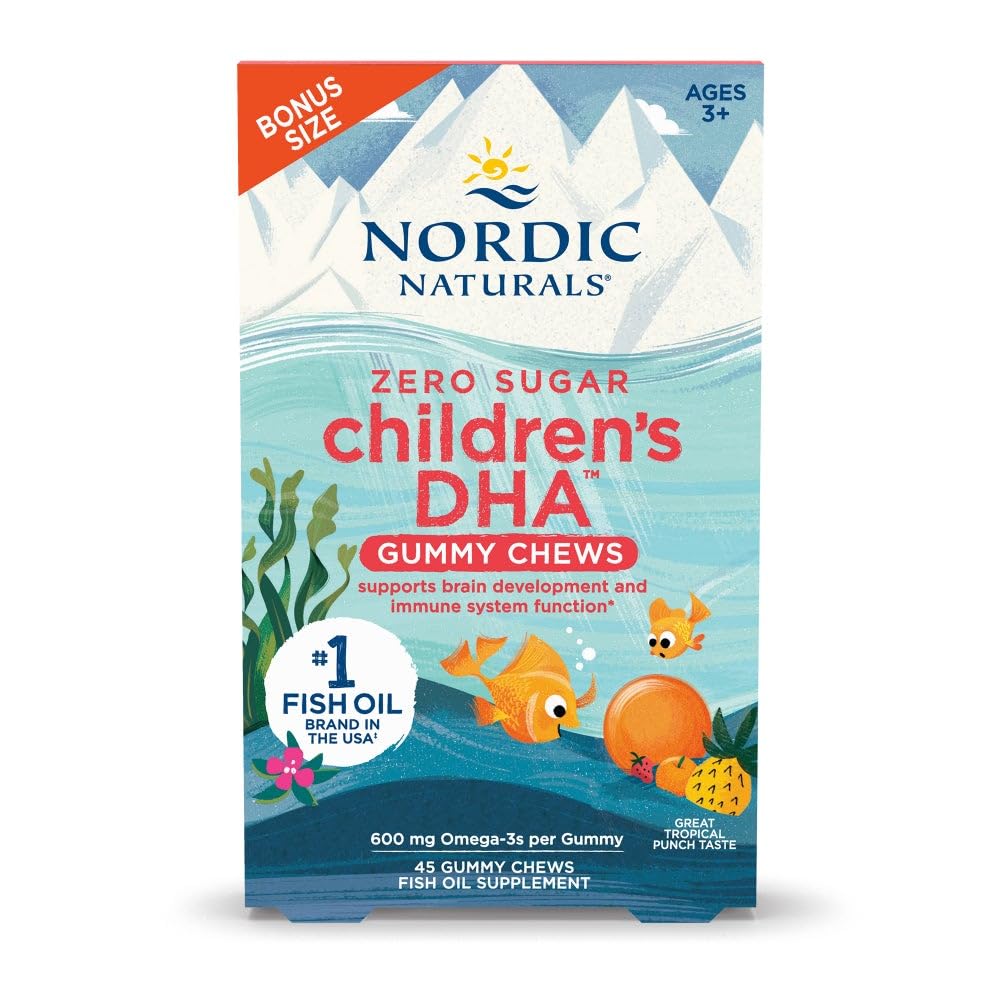 Nordic Naturals frasco frontal mostrando diseño y sello de pureza