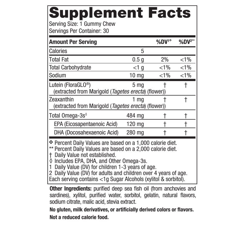 Nordic Naturals primer plano de textura de gomitas, aspecto apetitoso