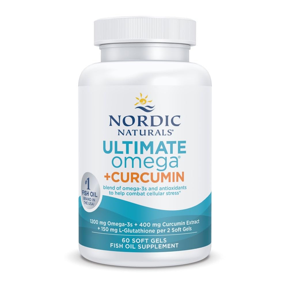 Nordic Naturals frasco frontal mostrando etiqueta clara y beneficios