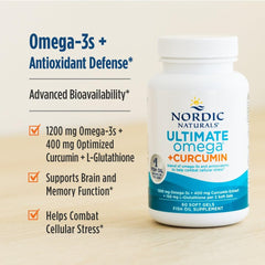 Nordic Naturals aceite dorado de omega mostrando pureza y textura