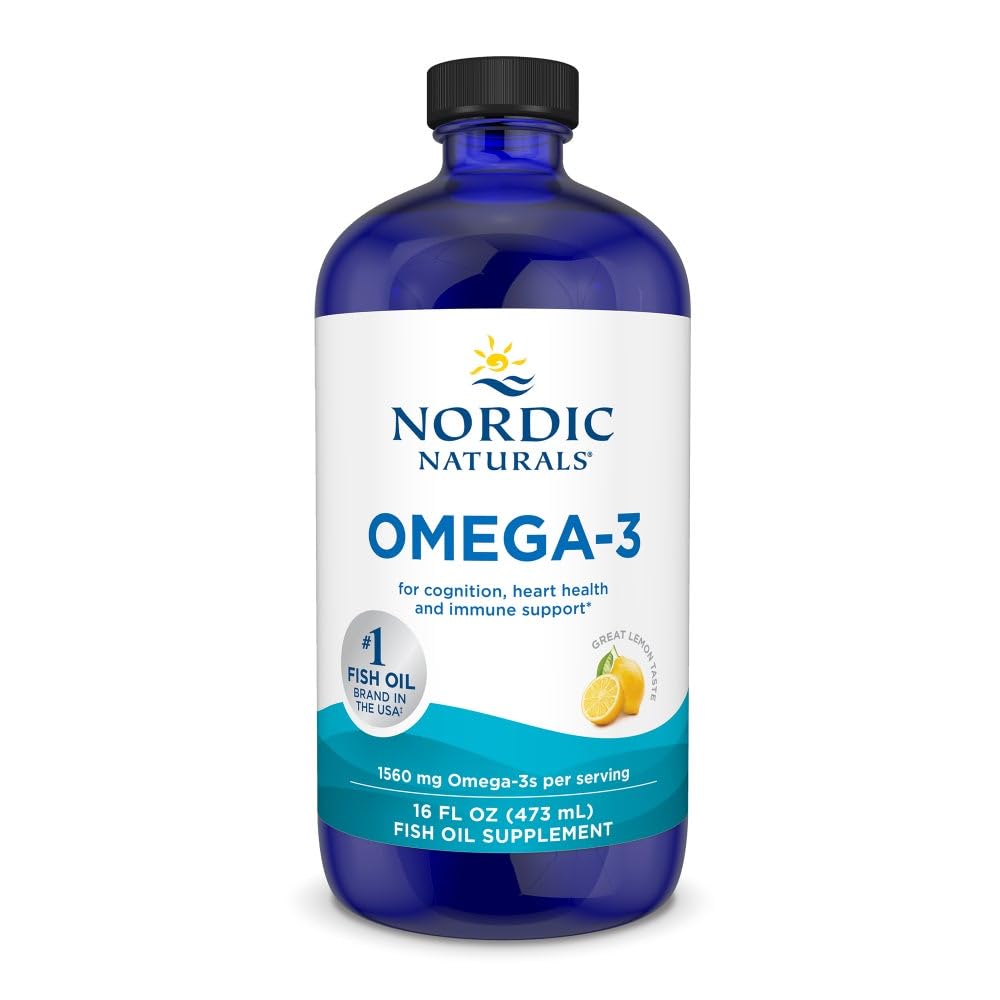 Nordic Naturals envase frontal 16 oz mostrando la marca y presentación