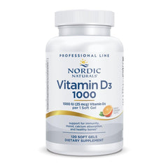 Nordic Naturals frasco frontal, presentación clara y confianza