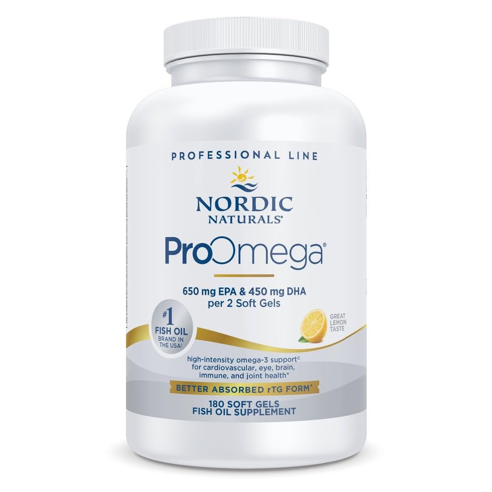 Nordic Naturals envase frontal mostrando nombre y sabor limón útil para identificar producto