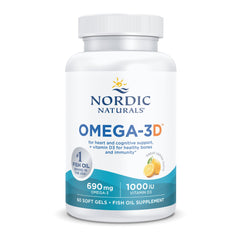 Nordic Naturals gota de aceite resaltando pureza y frescura