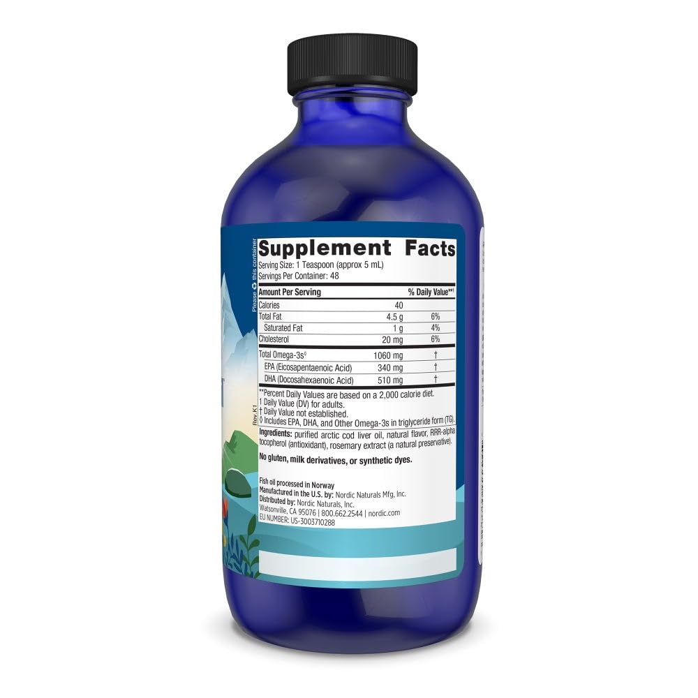 Gota de aceite en close-up de Nordic Naturals mostrando textura clara y pureza