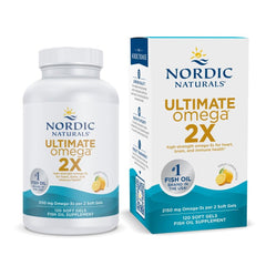 Nordic Naturals envase frontal mostrando concentrado omega-3 y claridad de marca