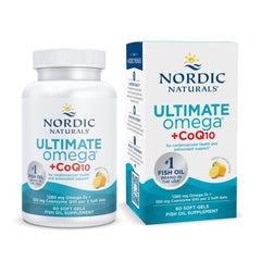 Nordic Naturals envase frente mostrando concentración y beneficios