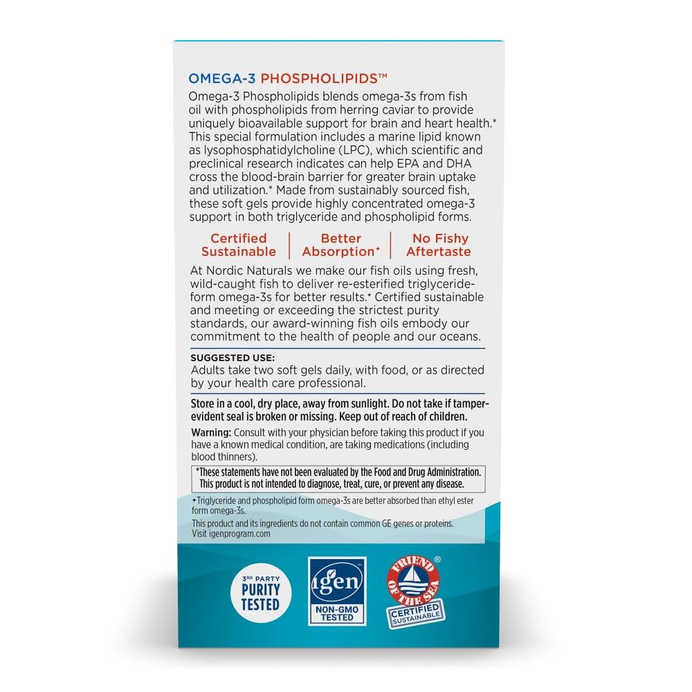 Nordic Naturals cápsula junto a un vaso de agua para uso diario sencillo