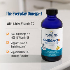 Nordic Naturals mezcla en batido con limón para mejor sabor