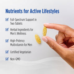 Nordic Naturals tableta en mano en rutina matinal, soporte diario