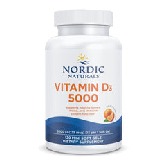 Nordic Naturals vista frontal del envase con diseño claro y beneficios