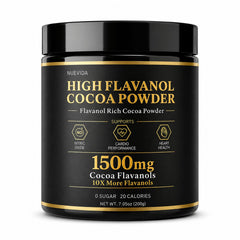 Nordvida empaque frontal mostrando cacao concentrado y uso diario
