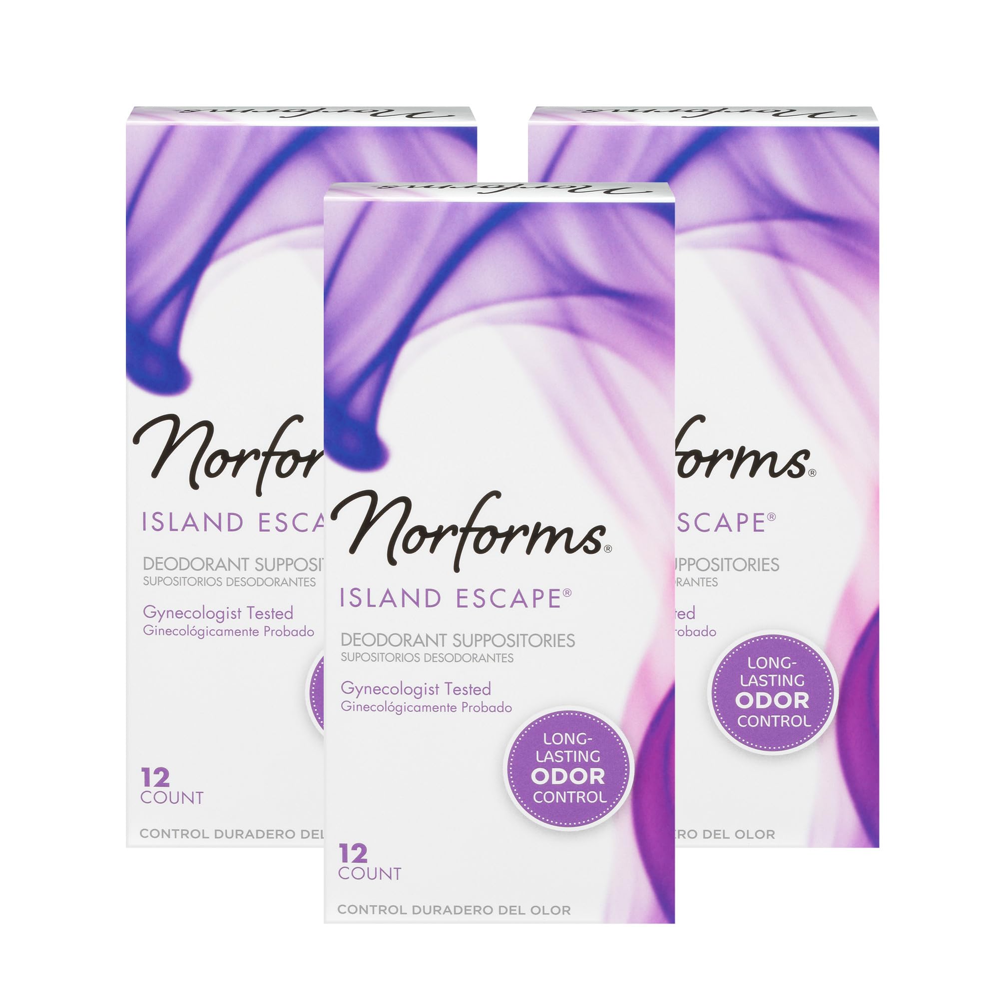 Norforms empaque frontal Island Escape mostrando presentación y beneficio fresco