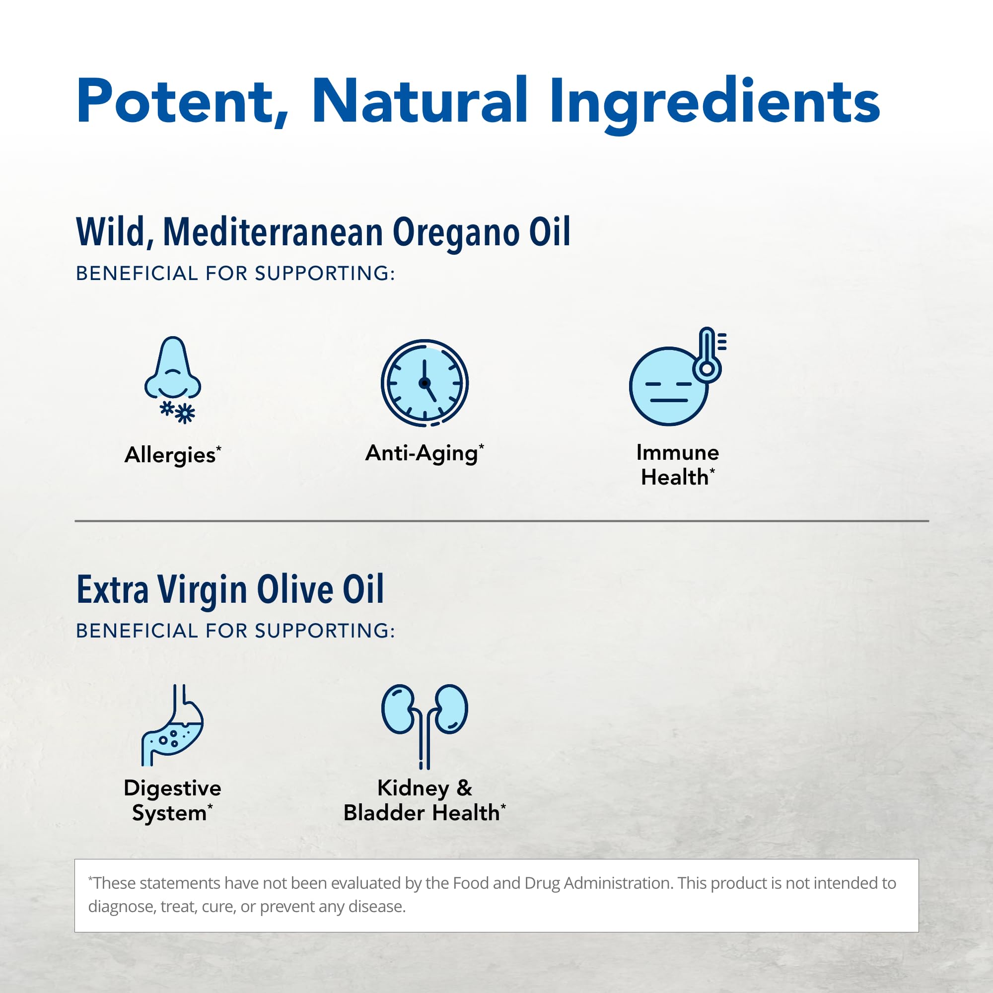 NORTH AMERICAN HERB & SPICE etiqueta con ingredientes y garantía de calidad