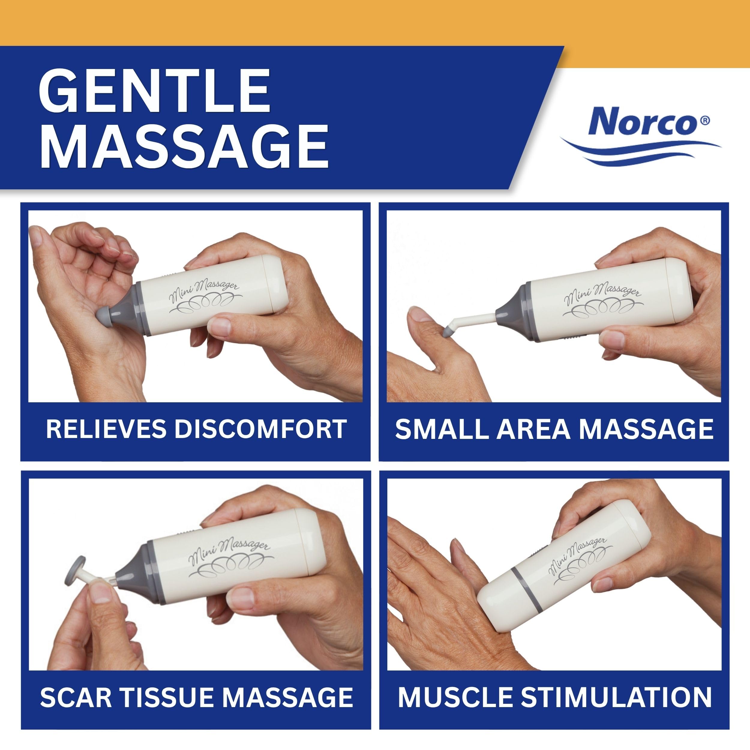 North Coast Medical Norco Mini superficie del cuerpo y control suave para confort