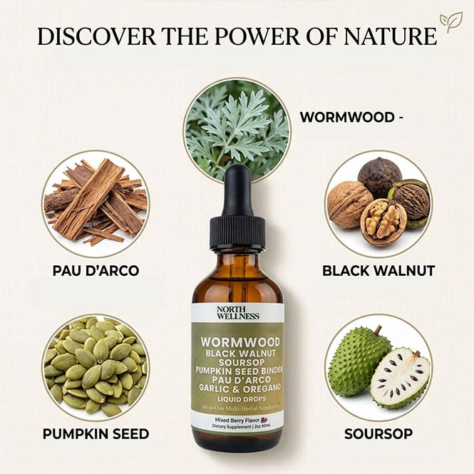 North Wellness etiqueta en primer plano con información de ingredientes visible
