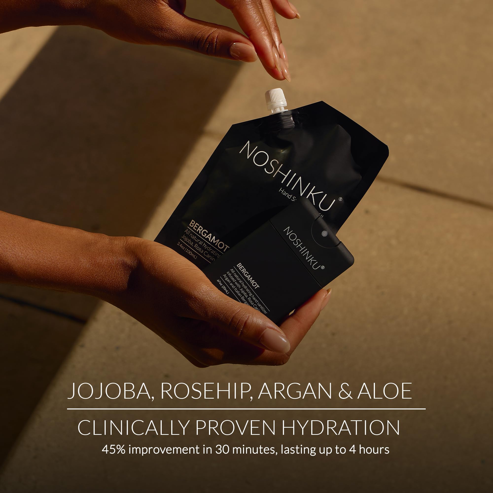 Noshinku atomizador guardado en bolso ideal para uso diario cómodo