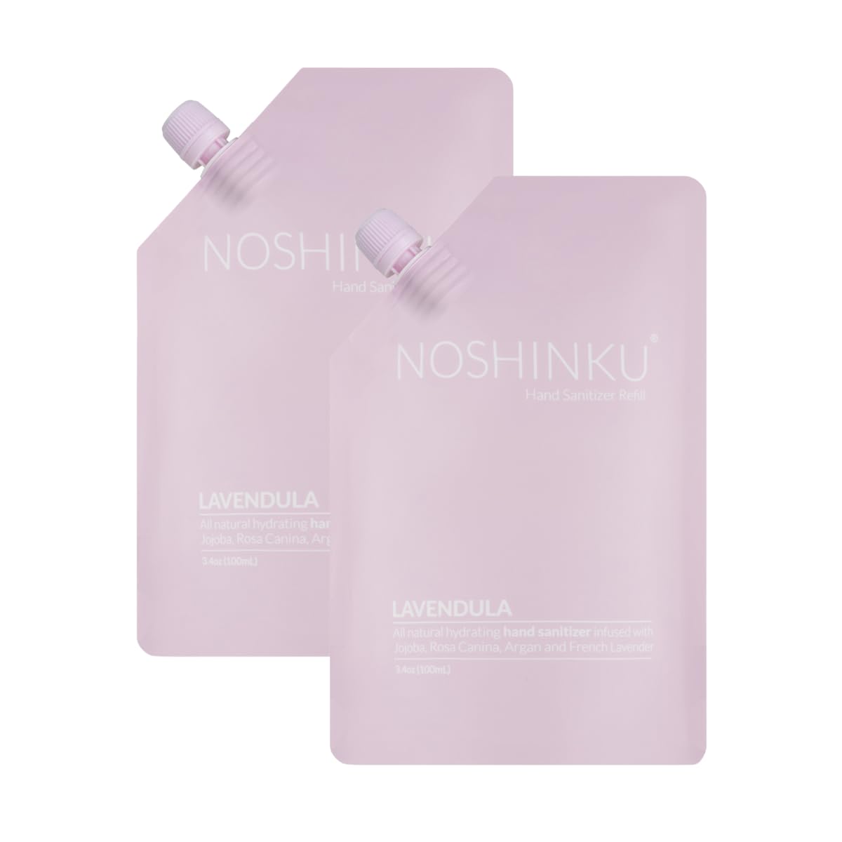 Noshinku recarga frente del pack muestra ahorro plástico y recargas