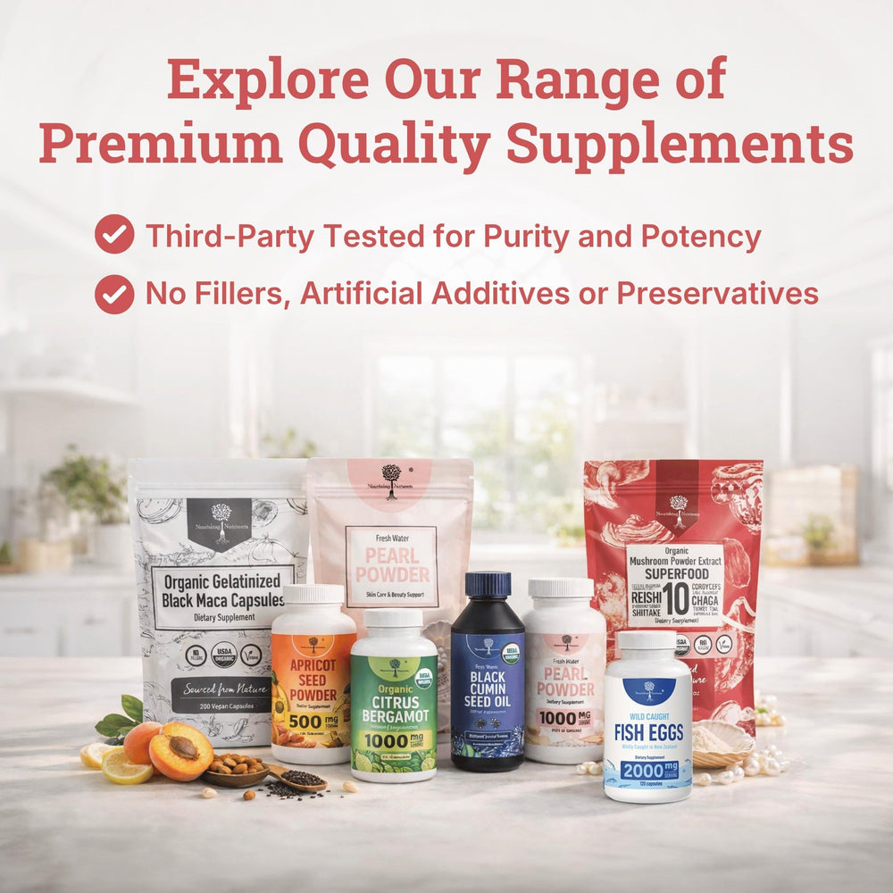 Nourishing Nutrients ingredientes naturales resaltando minerales