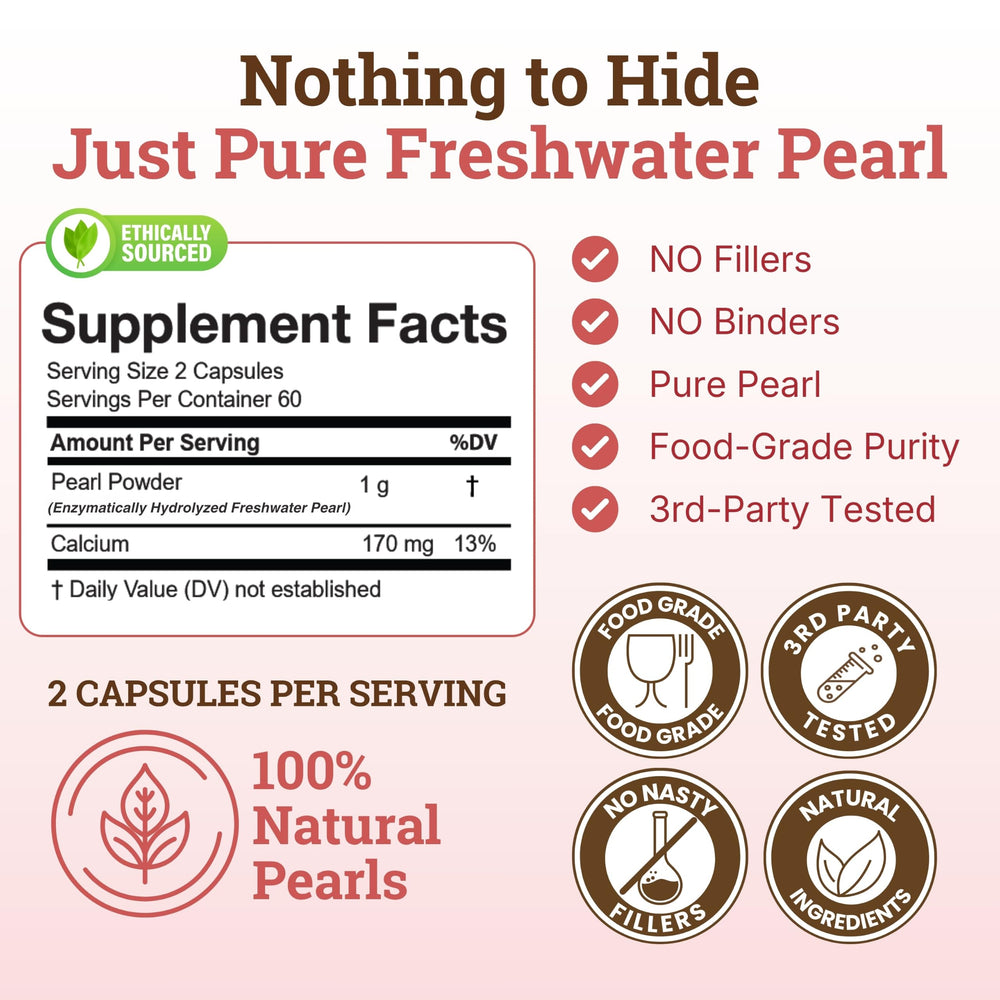 Nourishing Nutrients polvo de perla textura fina, mejor absorción