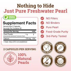 Nourishing Nutrients polvo de perla textura fina, mejor absorción