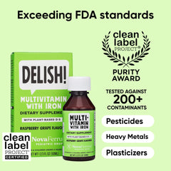 NovaFerrum Delish textura líquida con gotero, dosificación precisa