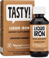 NovaFerrum frasco frontal mostrando etiqueta y beneficios