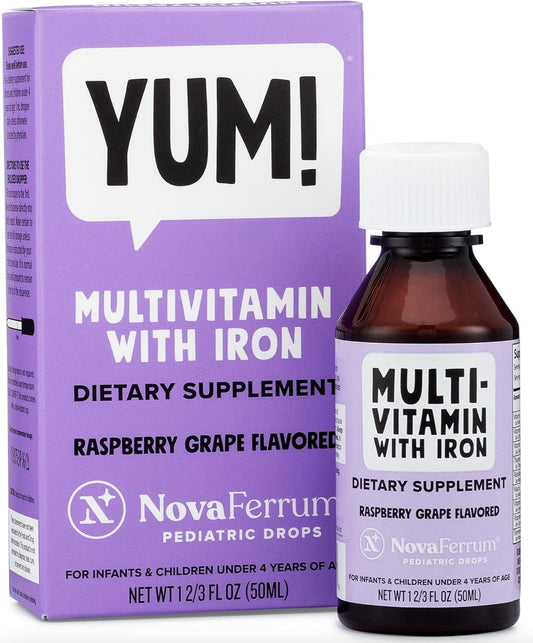 NovaFerrum Yum frente del envase mostrando etiqueta clara y beneficios