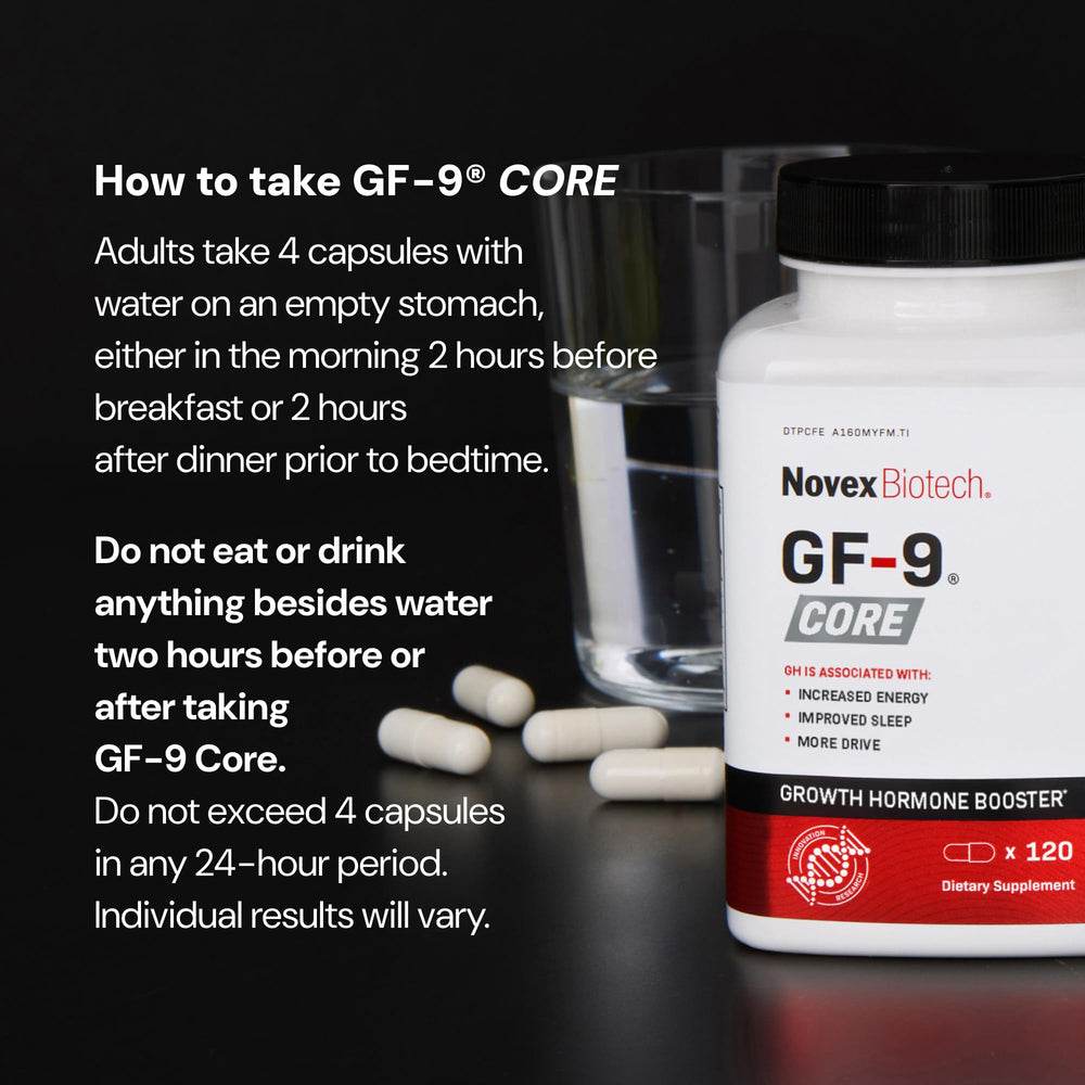 Novex Biotech GF9 Core en uso junto a equipo de entrenamiento para recuperación
