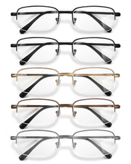 NOVIVON gafas frontales metálicas vistas de frente, aspecto profesional y duradero