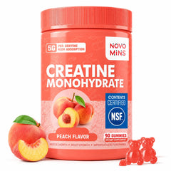 Novomins envase frontal mostrando gominolas y dosificación clara