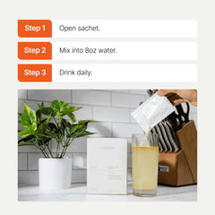 Novos Core etiqueta con lista de ingredientes clave y transparencia científica
