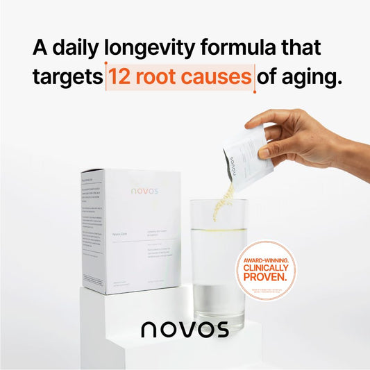 Novos Core sobre abierto con polvo naranja, fácil mezcla y sabor agradable