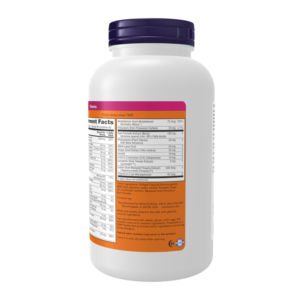 NOW Foods primer plano de textura de la cápsula para fácil deglución
