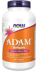 NOW Foods detalle de softgel Adam™ resaltando absorción de nutrientes
