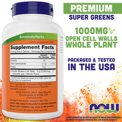 Now Foods tabletas apiladas destacando tamaño y forma fácil de tragar
