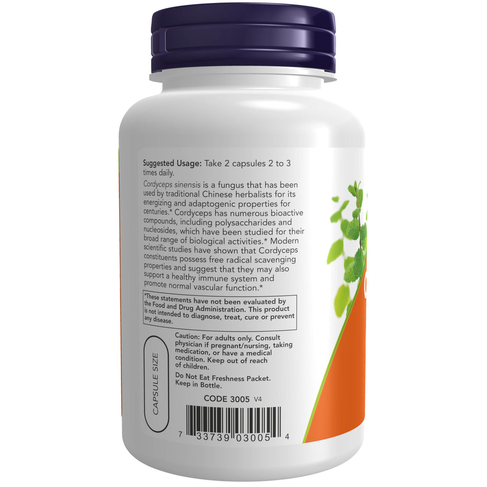 NOW Foods detalle de etiqueta con ingredientes y certificaciones