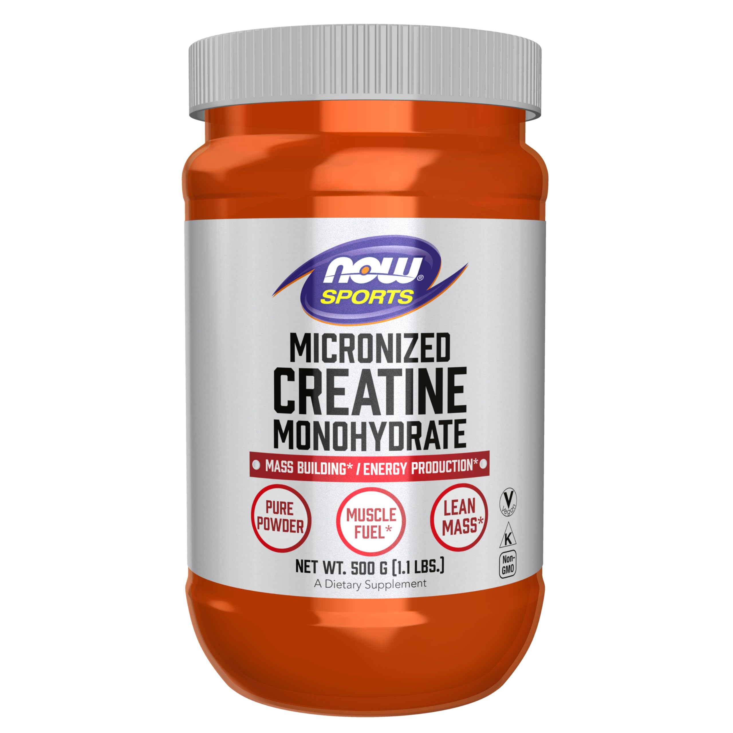 NOW Foods frente del empaque mostrando marca y tamaño claro