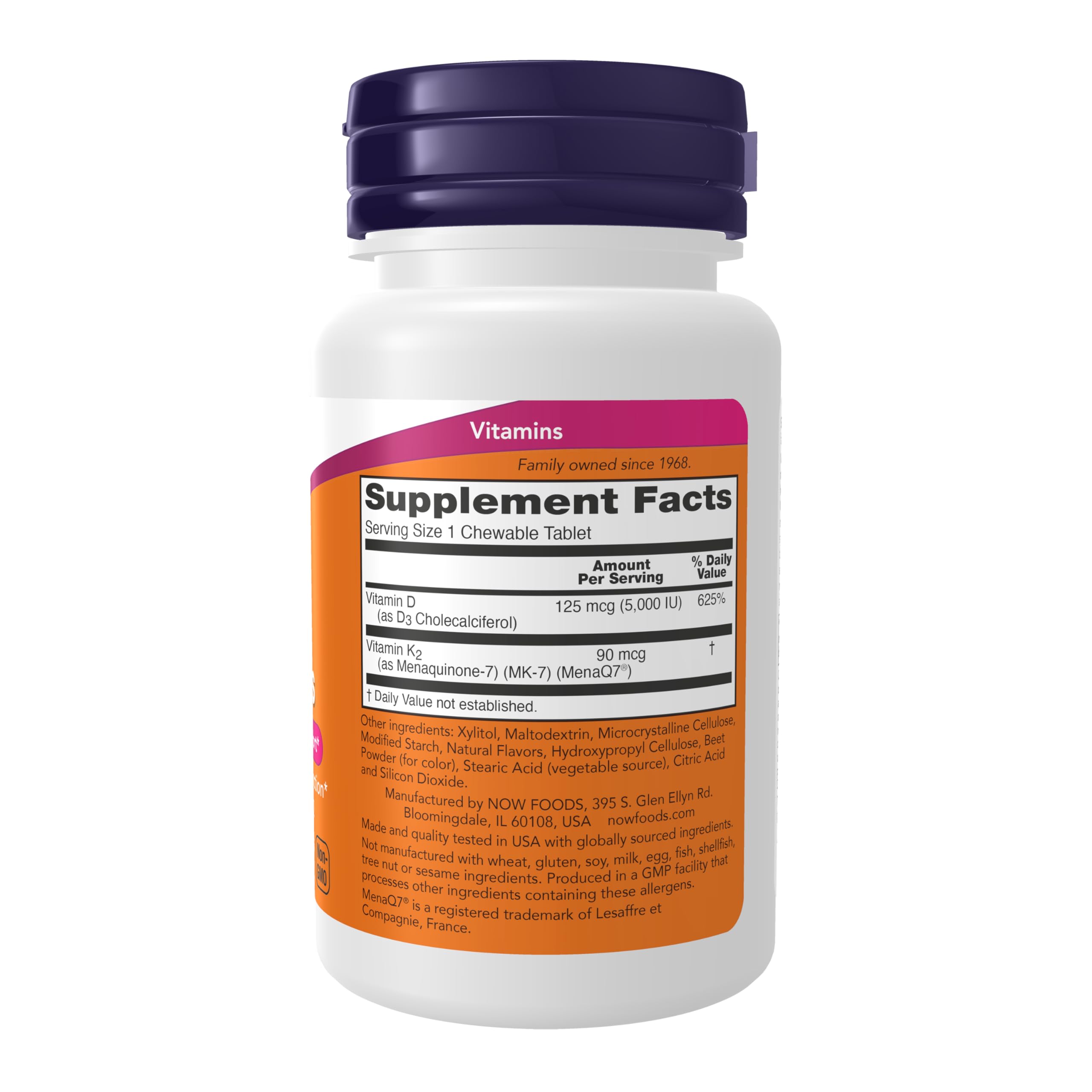 NOW Foods tabletas masticables cerca, beneficio fácil de ingerir