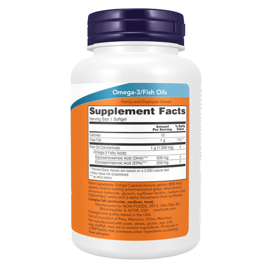 NOW Foods cápsula en mano para comparar tamaño y facilidad de ingestión
