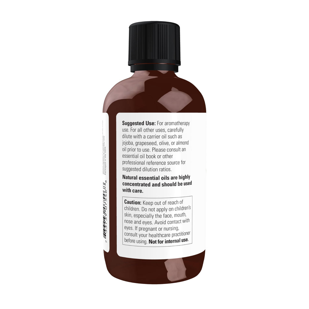 NOW gota de aceite en mano textura pura y concentración aromática