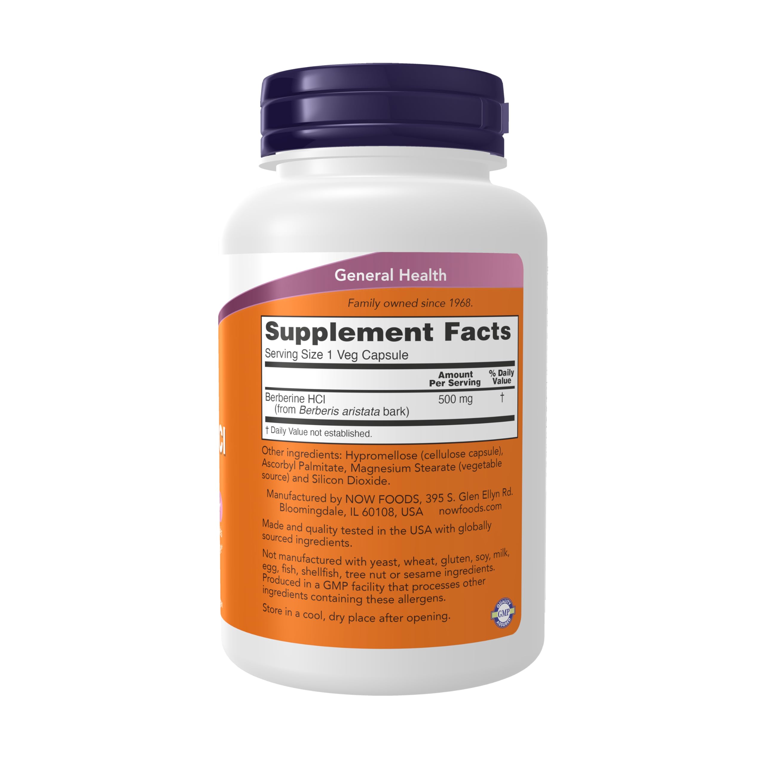 NOW Foods cápsula vegetariana abierta mostrando contenido y pureza