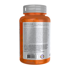 NOW Foods etiqueta con información de CarnoSyn® y beneficios claros
