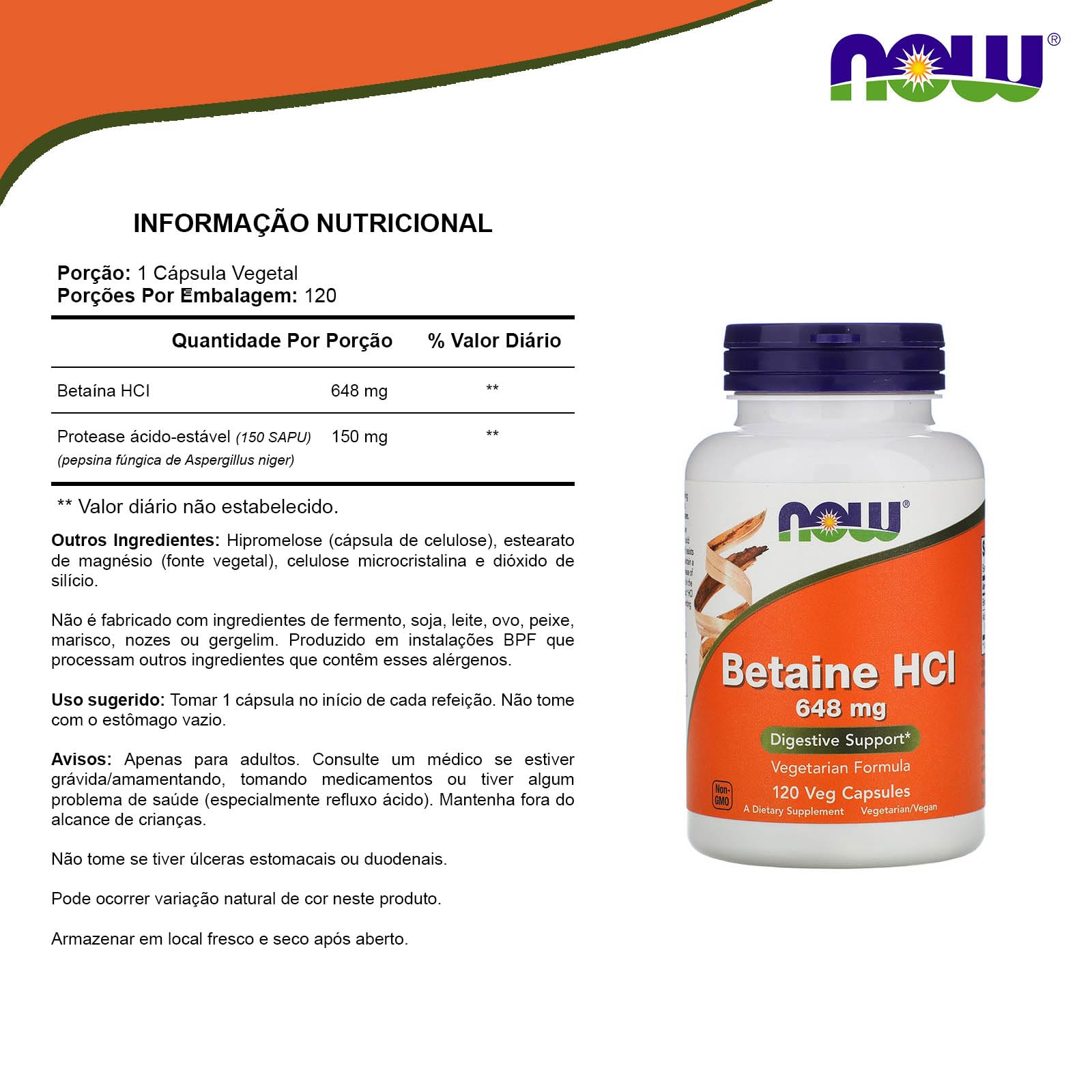 Now Foods cápsulas junto a un plato proteico indicando apoyo digestivo