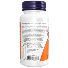 NOW Foods primer plano de cápsula vegetal resaltando pureza y textura