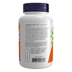 NOW Foods cápsula vegetal abierta para ver textura y fácil ingestión