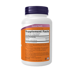 NOW Foods cápsulas vegetales en primer plano, fácil de tragar y puras