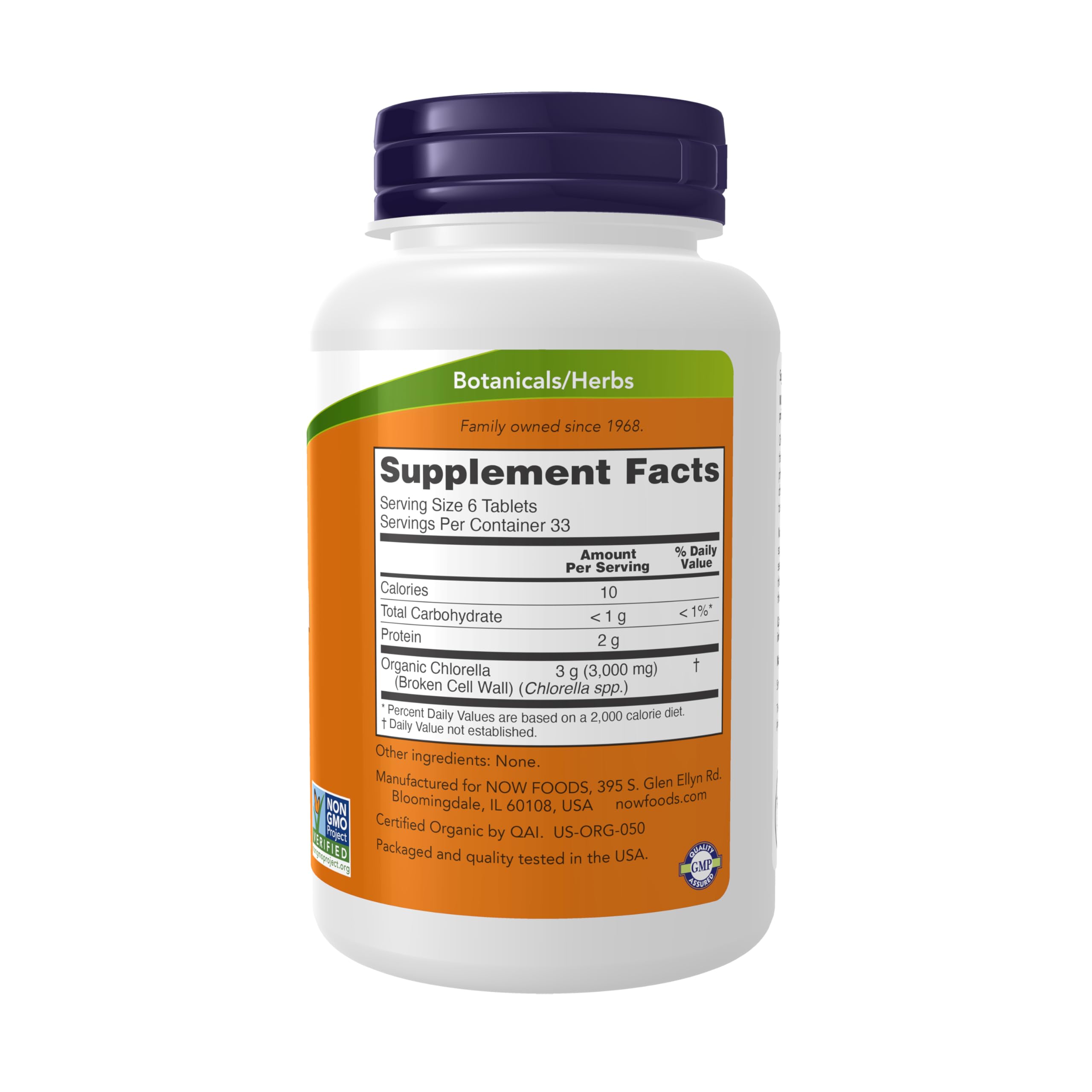 NOW Foods tabletas apiladas que muestran color verde natural y conveniencia